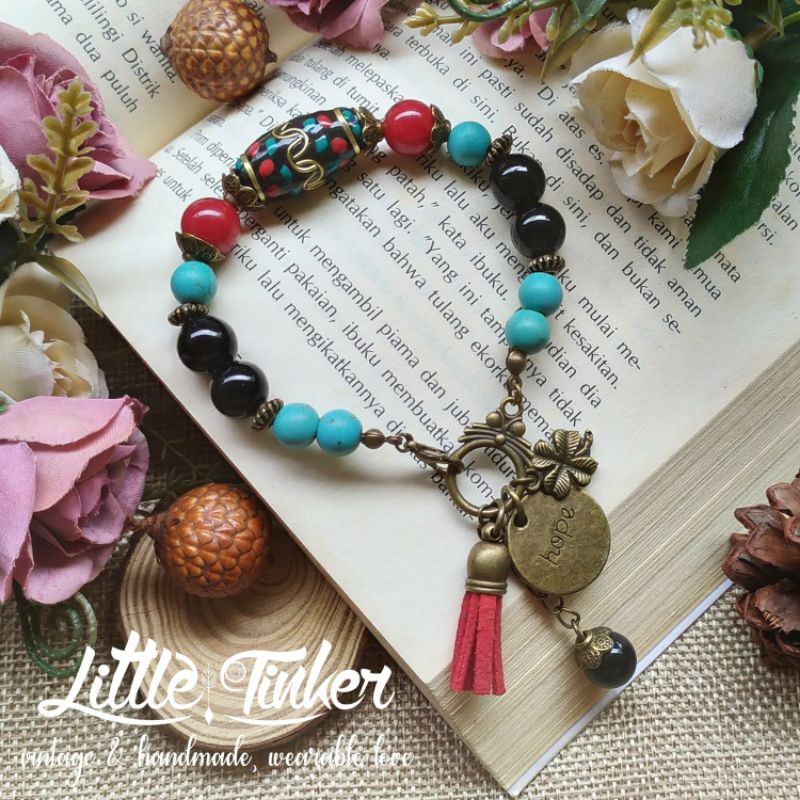 Gelang Batu Alam Kathmandu Nepal Gemstone Bracelet