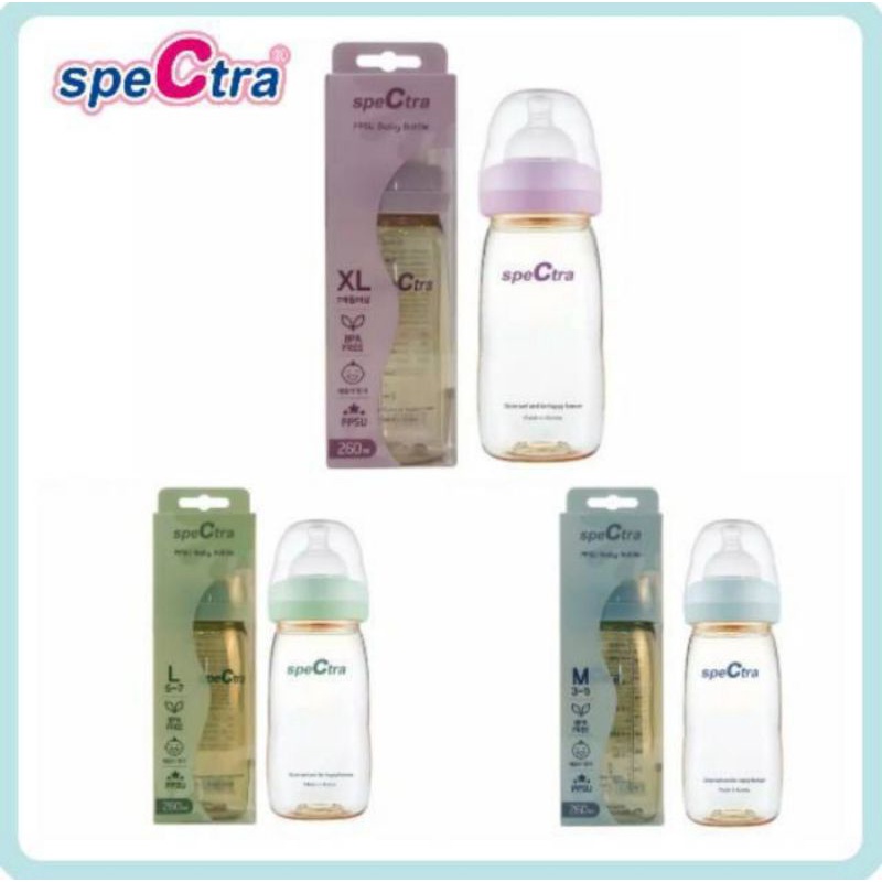 Spectra Baby Bottle PPSU 260ml Size L