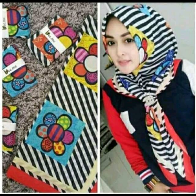 Ala bee me hijab jilbab kerudung segi empat