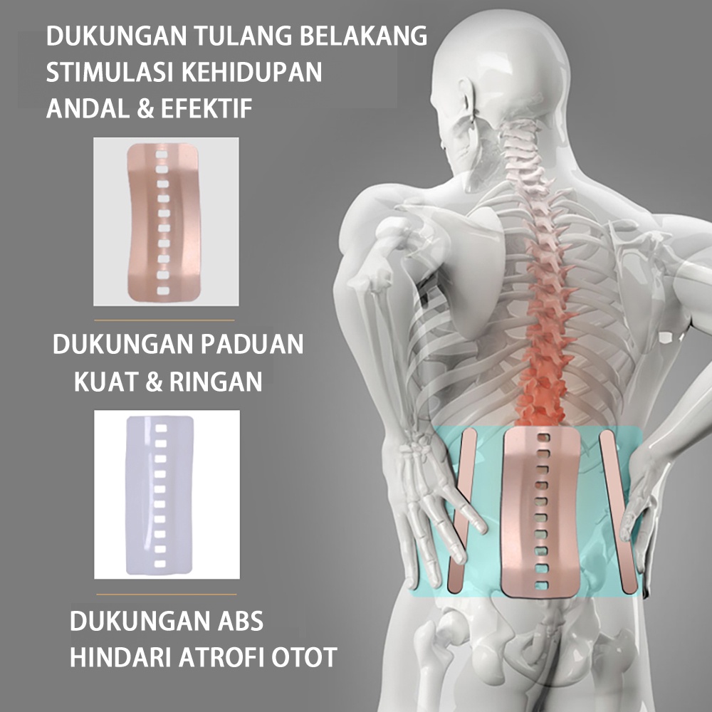 Korset Lumbar Lumbal Premium Korset Pinggang Pelangsing Kehamilan Saraf Kejepit