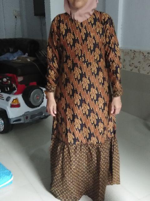 Gamis Batik Manggar, Padi,sekar,cantik,kubis,kipas,daun,kupu,nadine,gendis