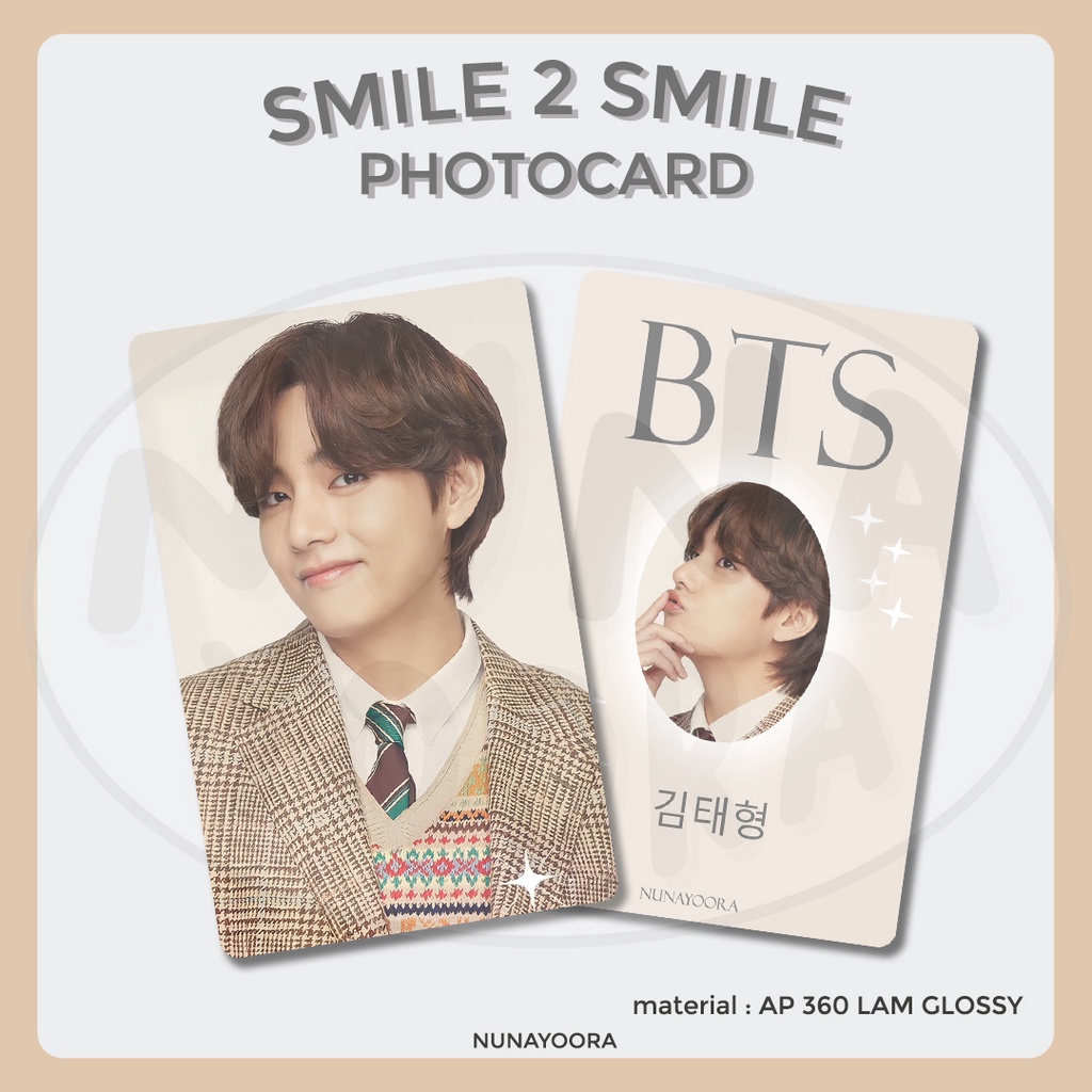 SMILE2SMILE PHOTOCARD (BTS X XYLITOL)