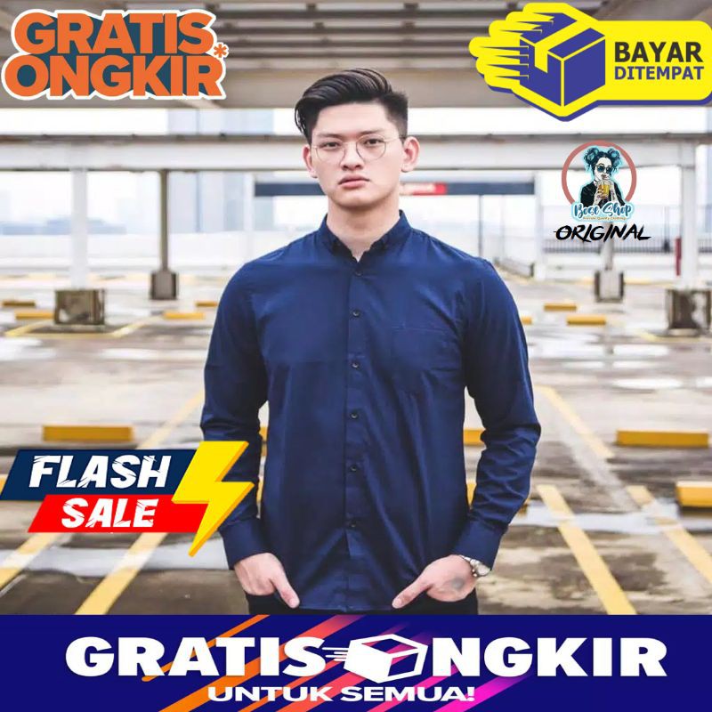 KEMEJA PANJANG PRIA SLIMFIT / KEMEJA POLOS / KEMEJA KANTOR / KEMEJA CASUAL PRIA