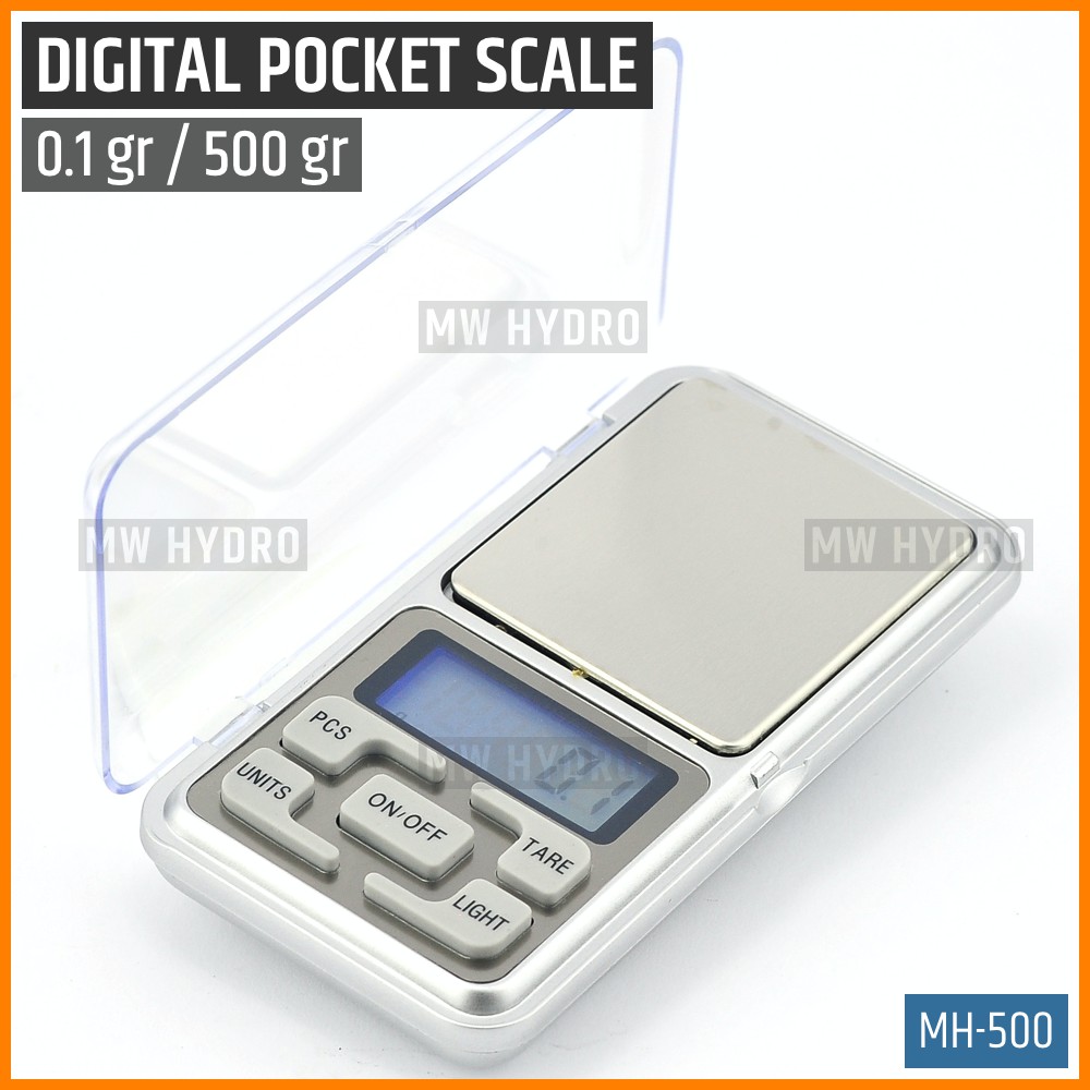 Digital Pocket Scale MH - 0.1g / 500g, Timbangan Digital Mini