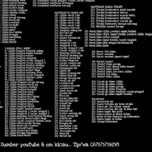 ✰ MASTERAN BURUNG MP3 ✩