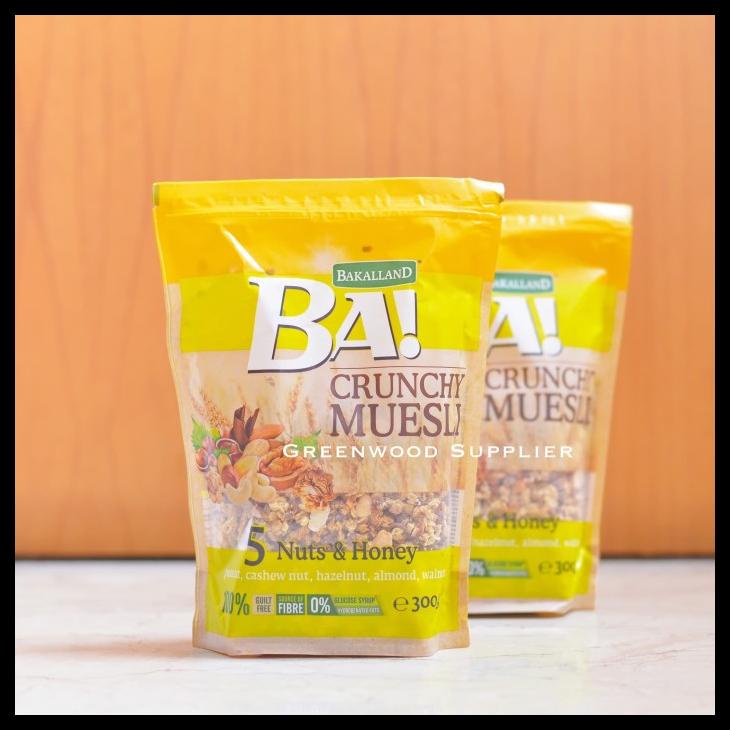 

[READY STOCK] BAKKALLAND - CRUNCHY MUESLI 5 NUTS & HONEY (PREMIUM)