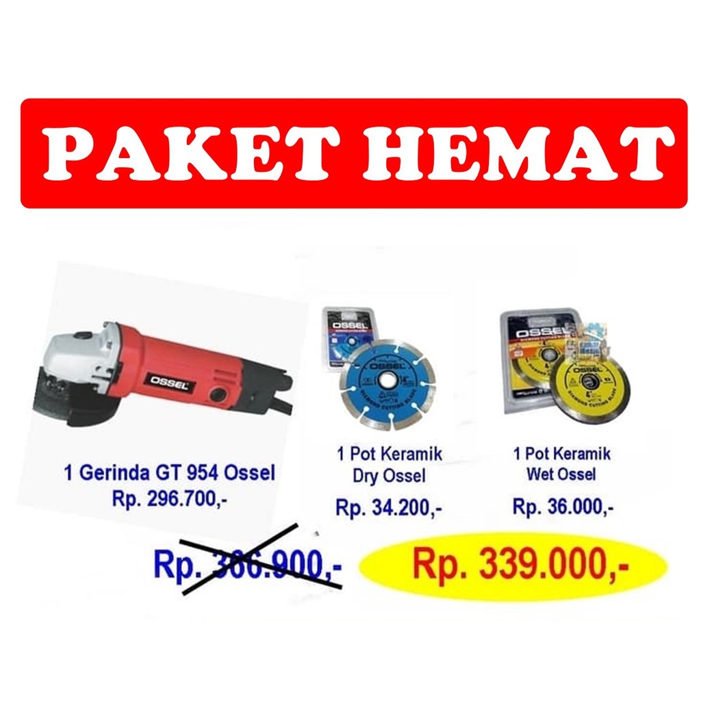 Gerinda GT 954 OSSEL PAKET HEMAT