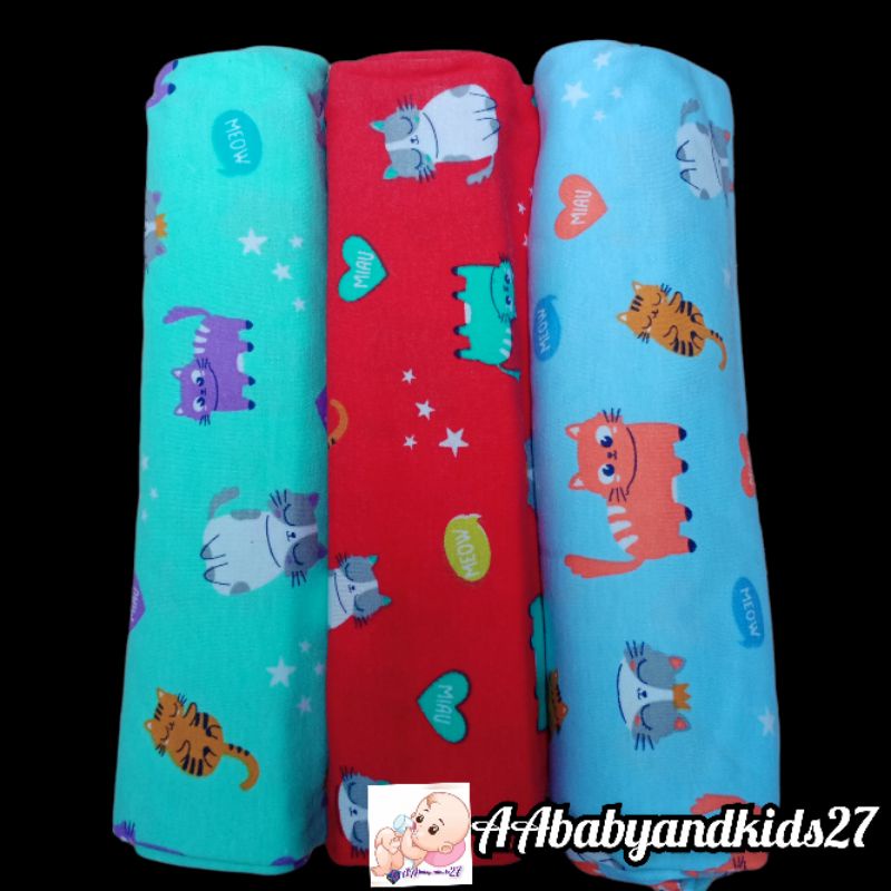 1PAK ISI 3PC MOMS GIFT Bedong Bayi Ukuran 110*90CM Bahan Halus Lembut Nyaman Berkualitas