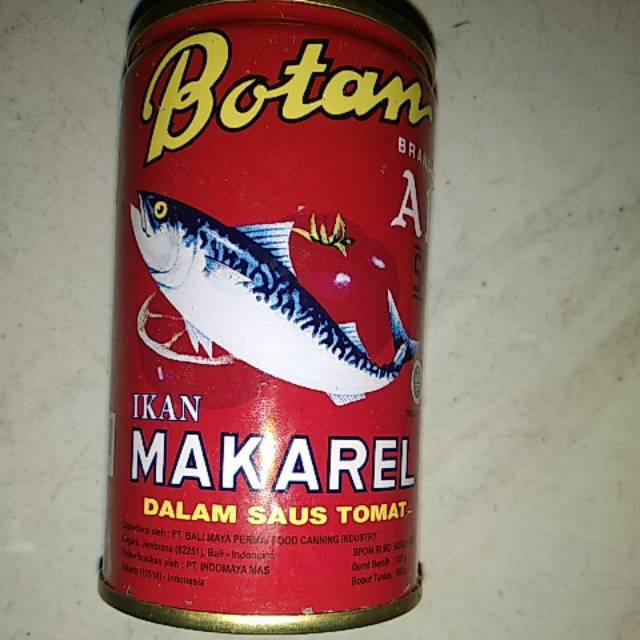 

Makarel Botan tomat 155gr