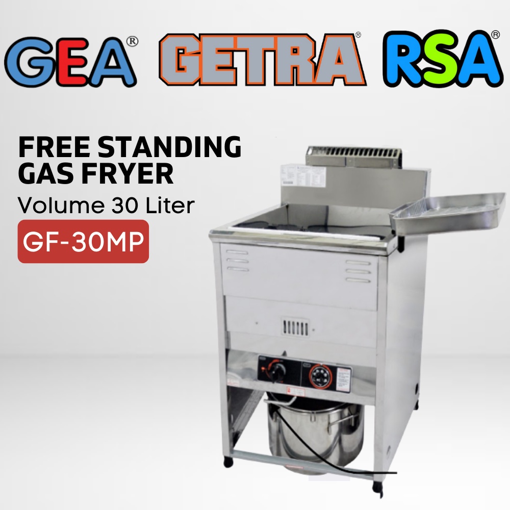 DEEP FRYER GAS GETRA GF-30MP TABLE TOP GAS FRYER 30 LITER ASIAN SERIES