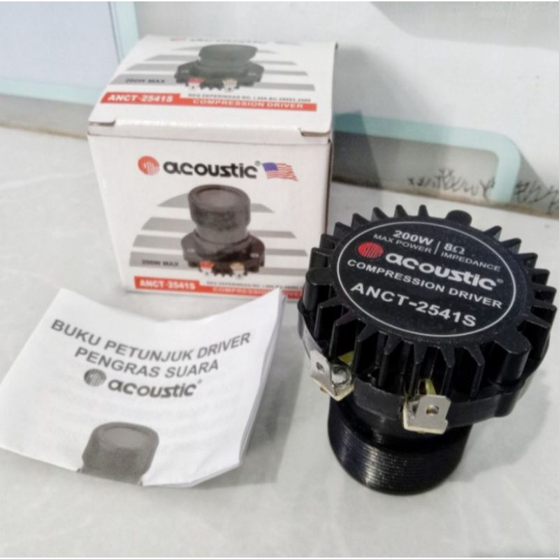 Driver tweeter neodymium acoustic anct 2541s