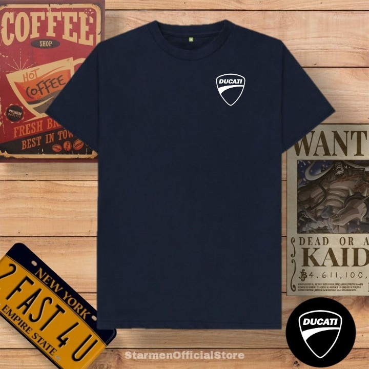 Kaos Distro Unisex DUCATI Katun Combed 30s / sablon polyflex /polyflex premium / Pakaian Pria Wanita Atasan Cowok Cewek /kaos kekinian / kaos viral / tshirt tumbrl tee basic /SIZE M , L , XL , XXL / kaus oblong oversize kaos murah best seller ready