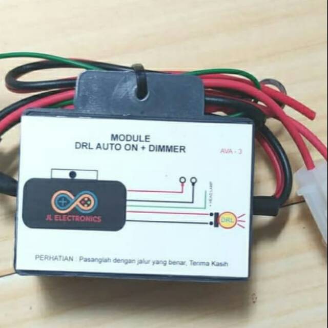 MODUL LAMPU DRL MOBIL AUTO ON + MODE DIMMER LIGHT UNIVERSAL