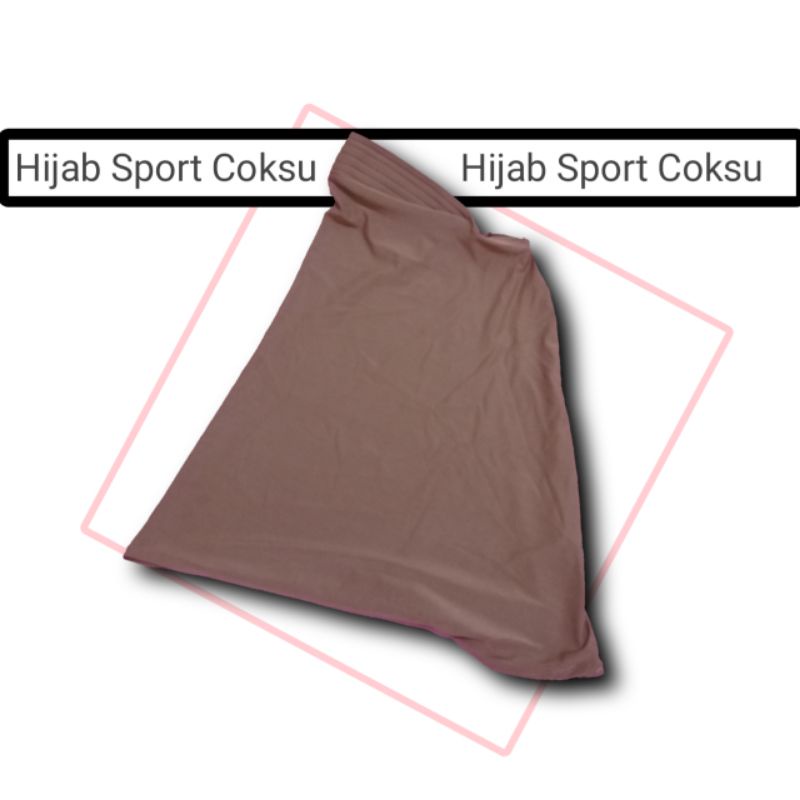 Jilbab Sport Cewek/ Jilbab Instan Olahraga Khusus Wanita-Coksu