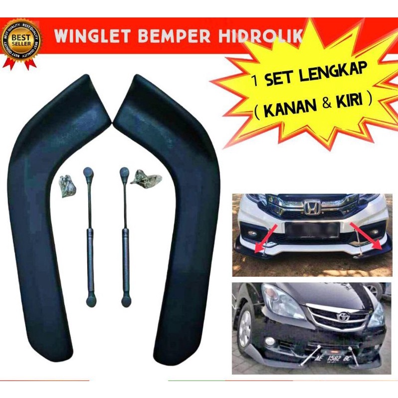 Winglet Bumper Universal Premium Hidrolik Semua Tipe Mobil
