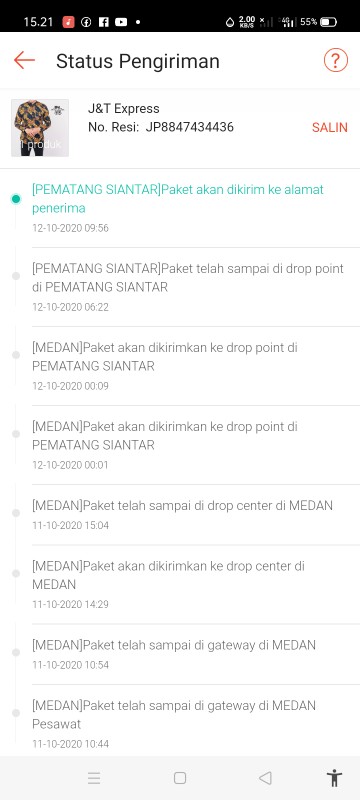 Kemeja Batik Pria Original 4544