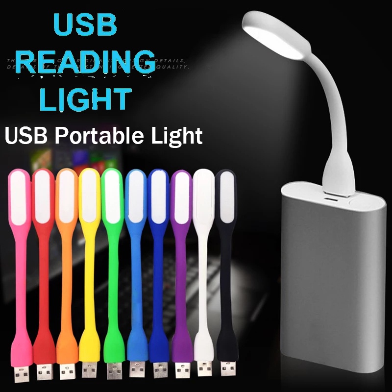 Lampu Sikat USB LED Flexible / Lampu Stick Portable Lampu Belajar Lampu Tidur