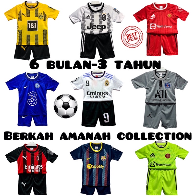 JERSEY BOLA ANAK TERBARU/STELAN BAJU BOLA ANAK TERMURAH