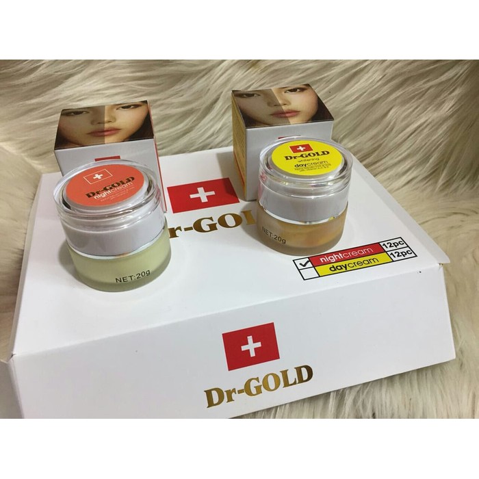 Dr Gold / Dr Pure Gold night & day cream BPOM