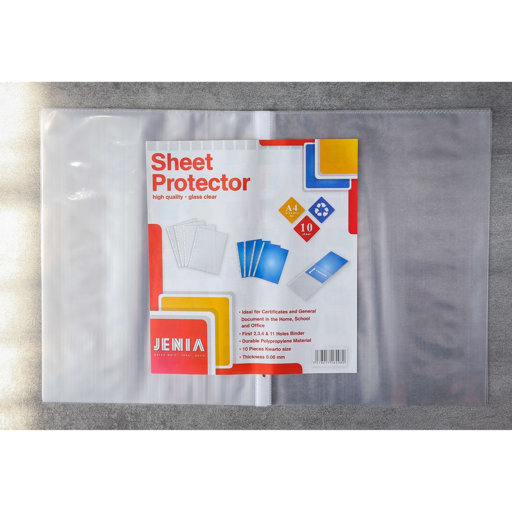 Sheet Protector A4 isi 10