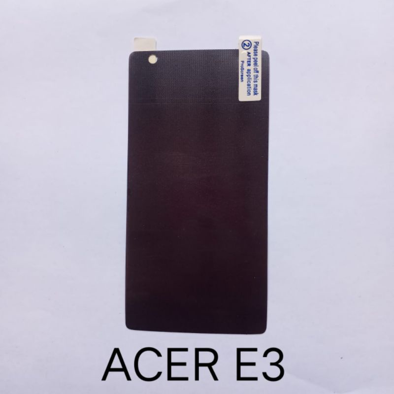 Anti Gores Acer E3 . Z5 Spy screen guard screen protector pelindung layar