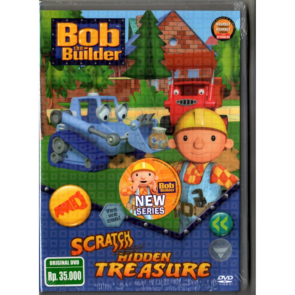 DVD BOB BUILDER SCRATCH  HIDDEN TREASURE