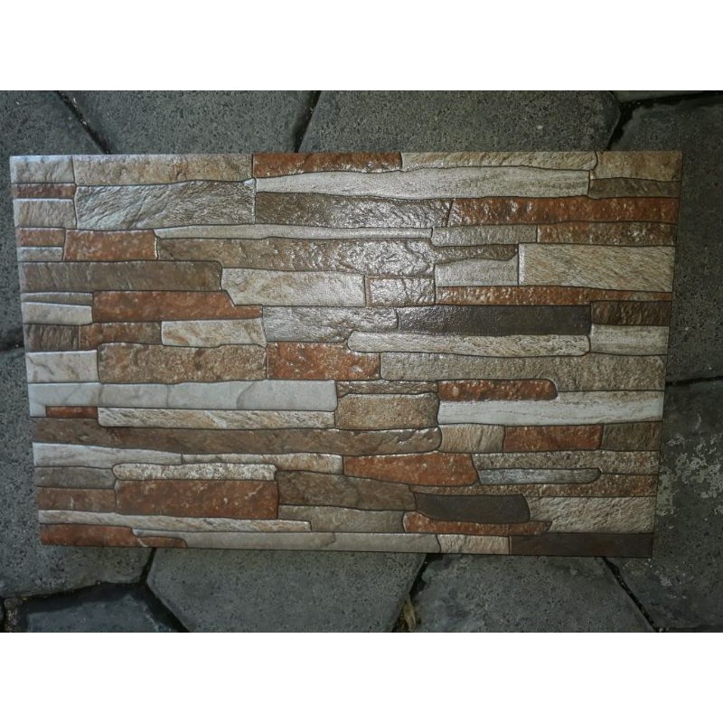 keramik dinding 25x40 motif batu alam terbaru