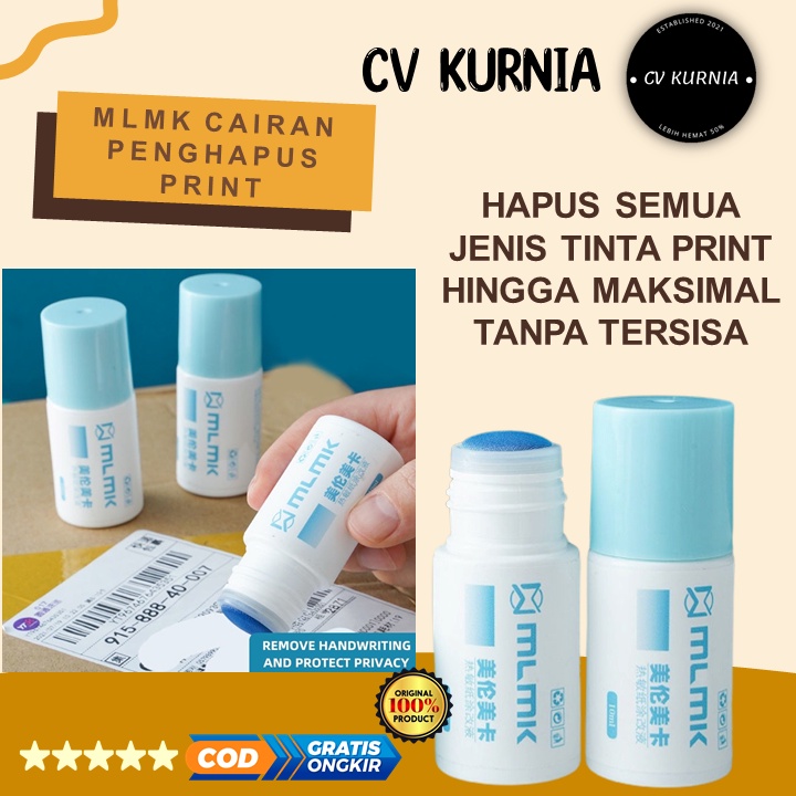 

Mlmk Cairan Penghapus Penghilang Pembersih Tinta Printer Dikertas Printer Bagus 10ml