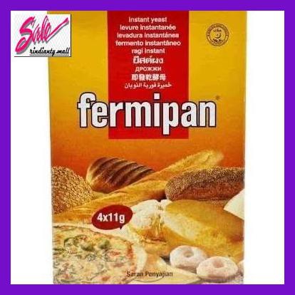 

Giragi- Fermipan Ragi Instant 1 Box Isi 4 X 11Gr Sachet -Makanan-Minuman.