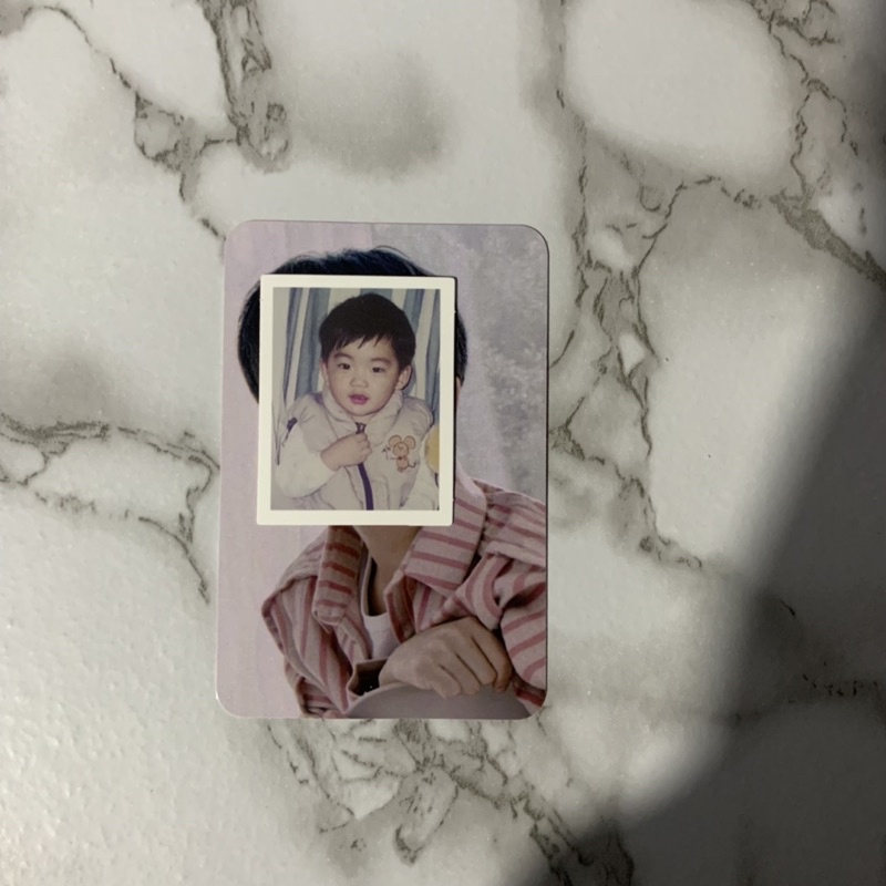 Hyunsuk Baby PhotoCard dan Jaehyuk Benefit KTOWN4U The First Step Treasure Effect Orange Ver