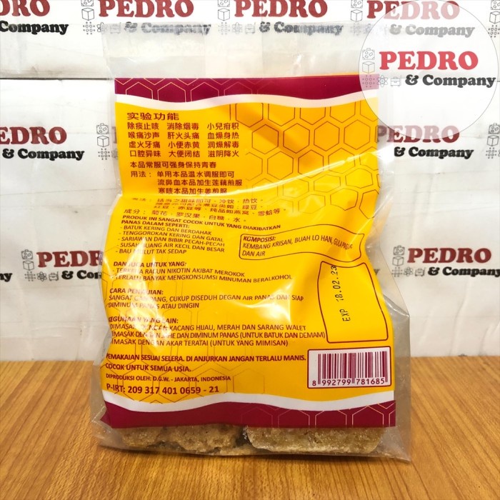 

Siap Kirim Herbal Rock Sugar / Gula Batu Madu Honey 300 Gr - Health Drink