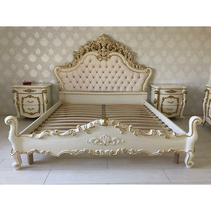 Set kamar tidur ukir mewah jepara bahan kayu jati pilihan furniture asli jepara