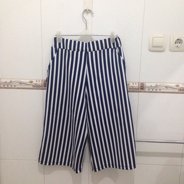 Celana kulot stripe cullotes authentic original murah jumbo xl