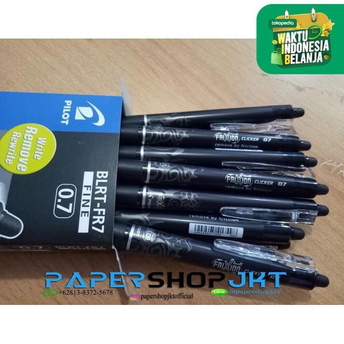 

GROSIR!!! Pulpen Pen Frixion Pilot 0.7 HITAM ( Bisa Dihapus ) AP026