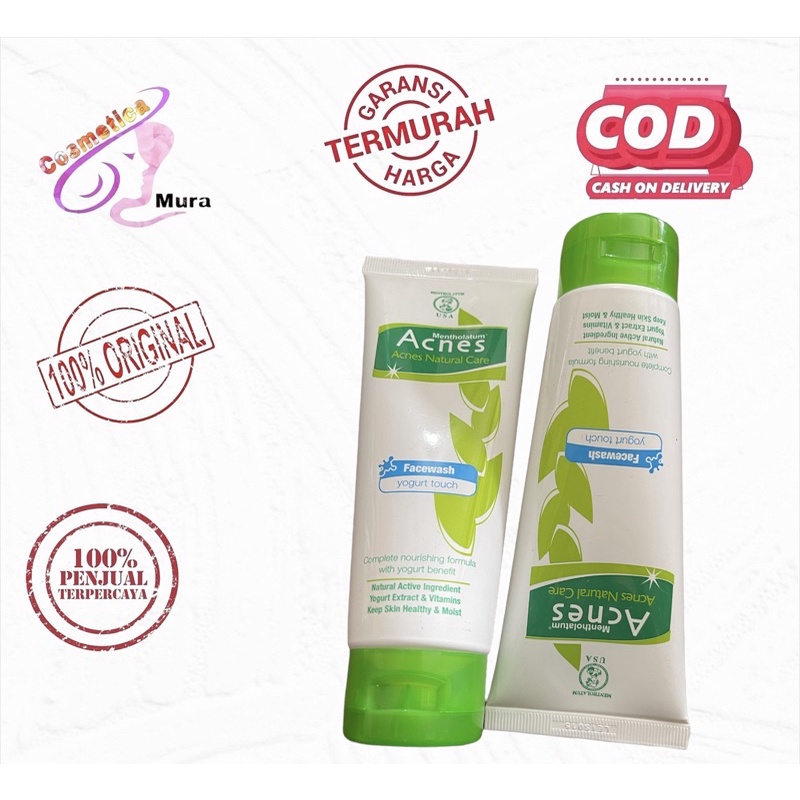 [100g] acnes creamy wash deep pore | acnes oil control face wash | acnes yogurt touch face wash | acnes complete white