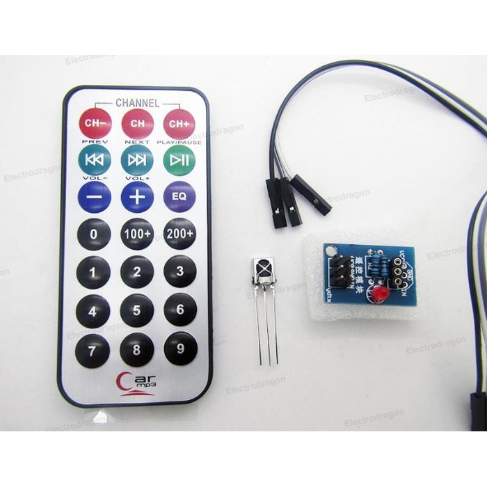 Infrared Remote Control HX1838 Receiver Module IR Wireless Kit NEC