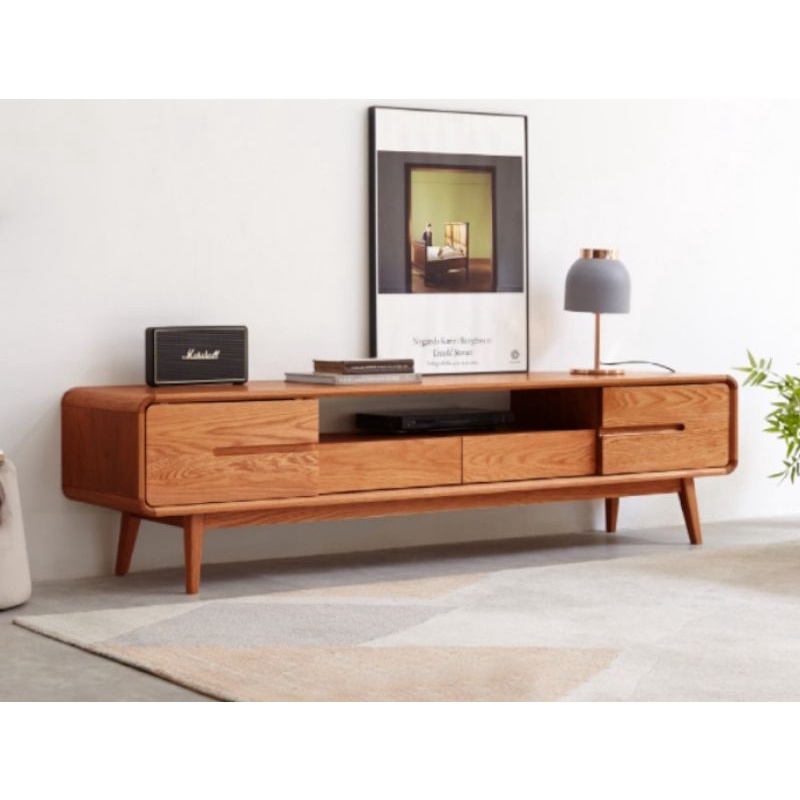 Meja Tv Buffet TV Tak Tv Cabinet Mebel Minimalis Kayu Solid