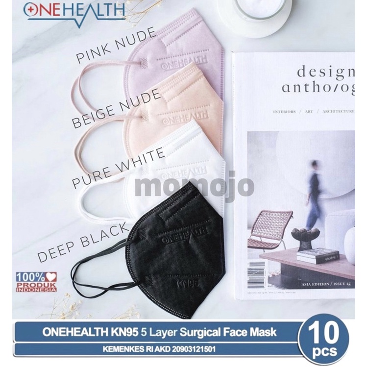 ONEHEALTH MASKER KN95 5ply Masker Medis KN95