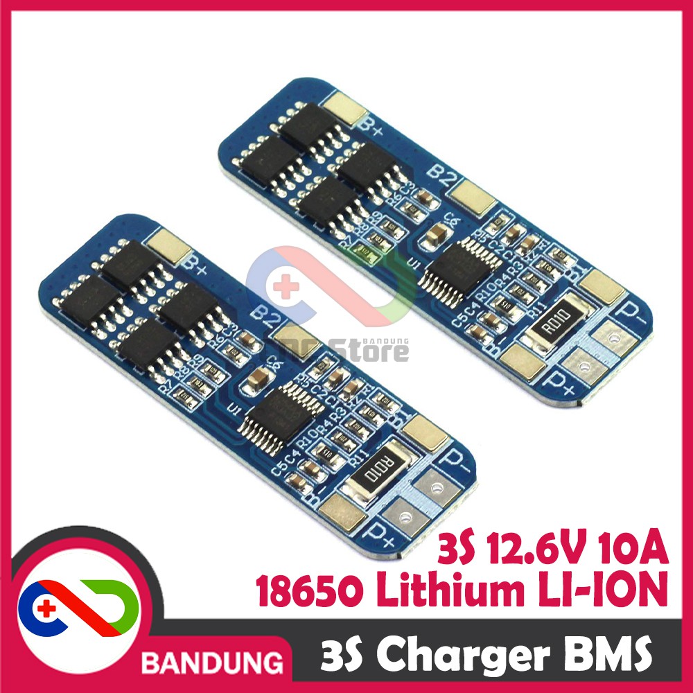 BMS 3S CHARGER 18650 LITHIUM LI-ION BATTERY 12.6V 10A PROTECTION