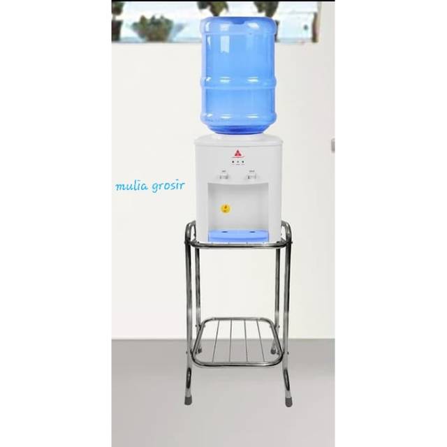 Rak Dispenser Stainless / Kaki Dispenser -+ 37x21x69cm