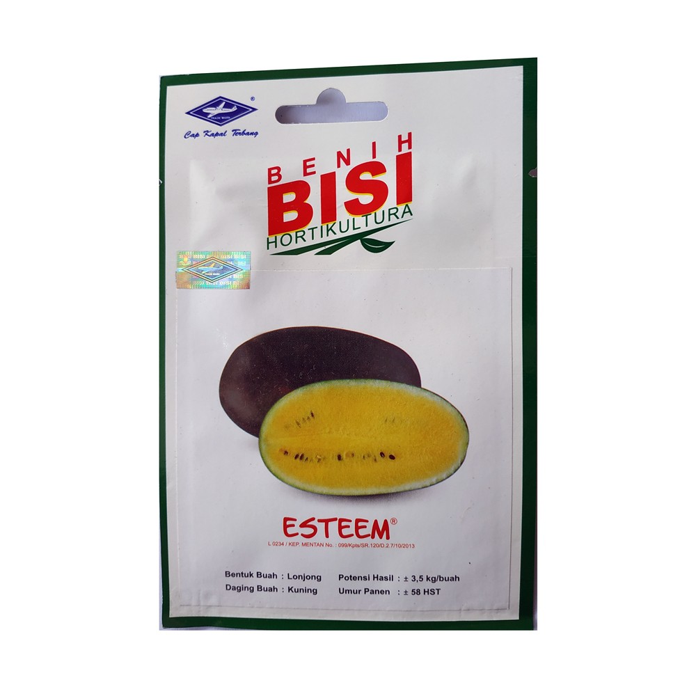 Benih Semangka Inul Kuning Esteem BISI Kemasan Urban Isi 15 Butir Bibit Watermelon