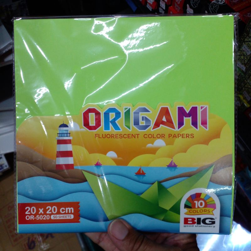 

Kertas Lipat Berwarna 2 Sisi / Kertas Lipat / Kertas Origami merk BIG