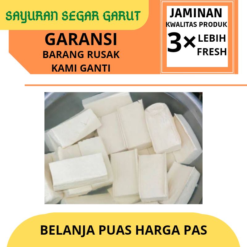 

Tahu Giok Putih Panjang isi 6 By Sayuran Segar Garut
