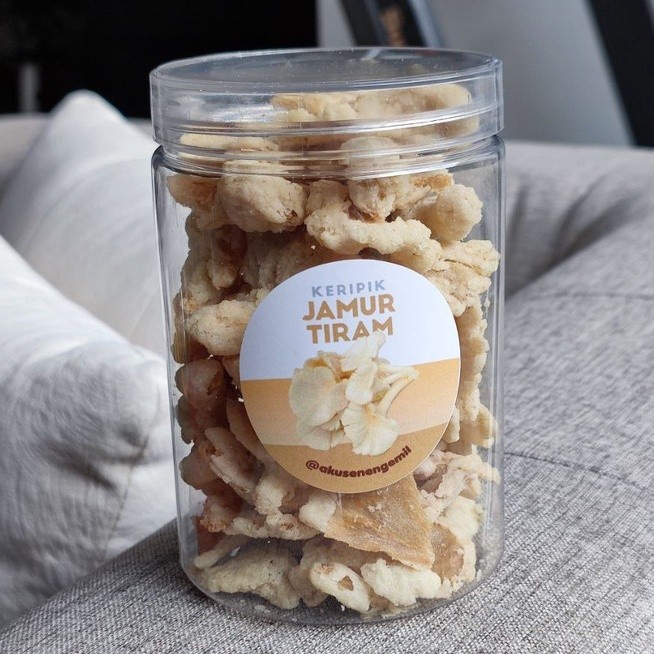 

KERIPIK JAMUR TIRAM CRISPY 750ml | KERIPIK SAYUR BUAH PREMIUM