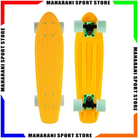 Papan Skateboard Anak Murah OXELO YAMBA CRUISER YELLOW - Penyboard Pemula - Anak Remaja Dewasa