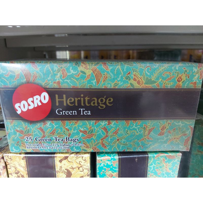 

Sosro Heritage Green Tea 25 pcs