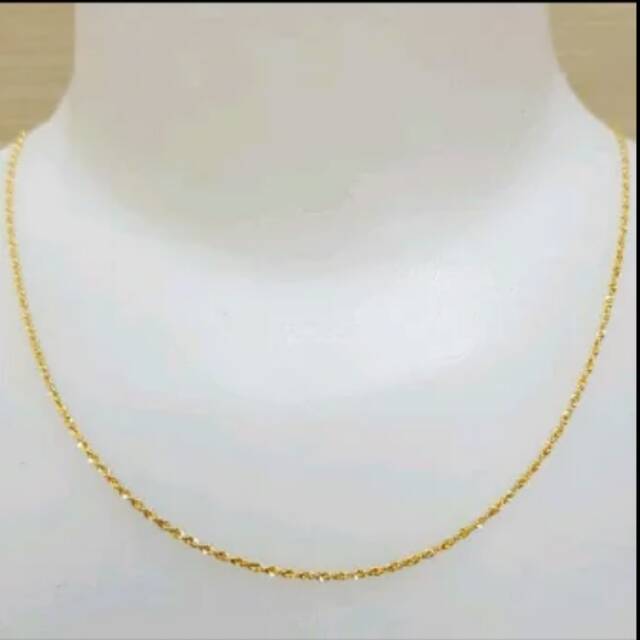 kalung korea emas asli kadar 700