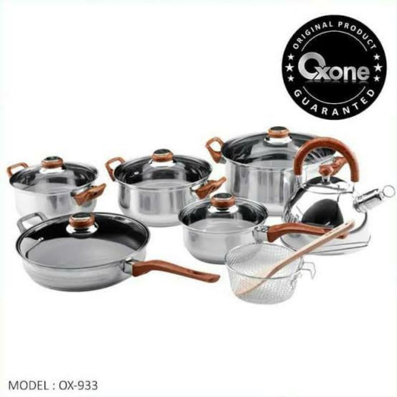 Panci Set 12 Pcs Oxone Ox-933 Panci Serbaguna