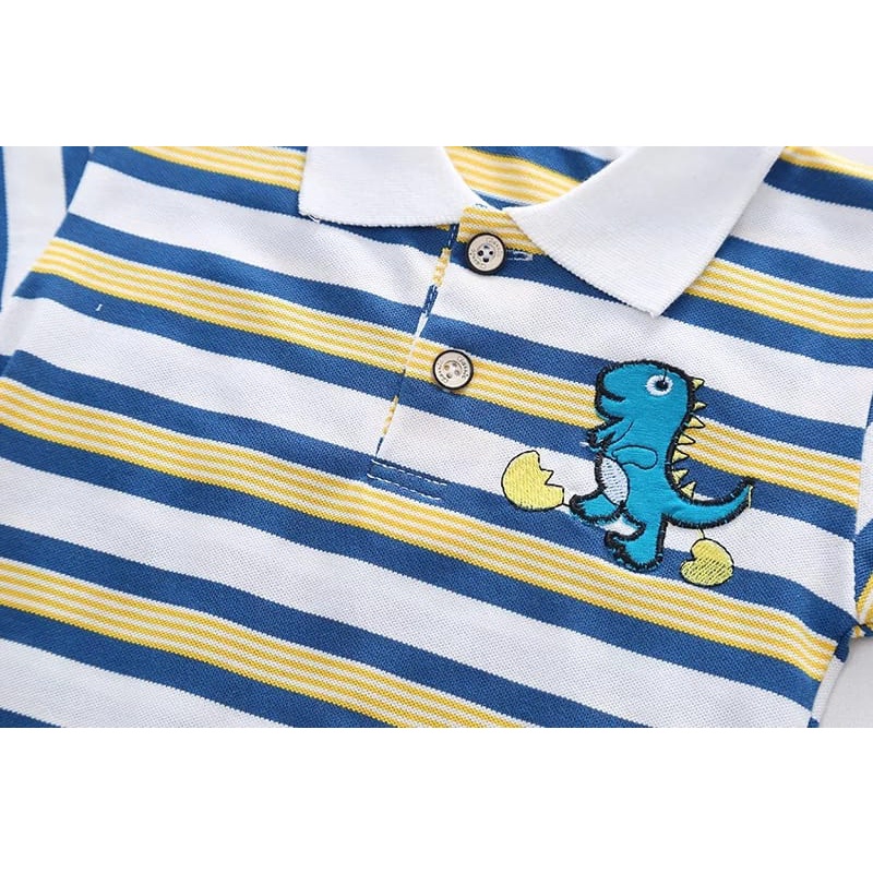 Ananakstore - Setelan Motif MINI DINO SALUR / Setelan premium / Setelan baby BOY