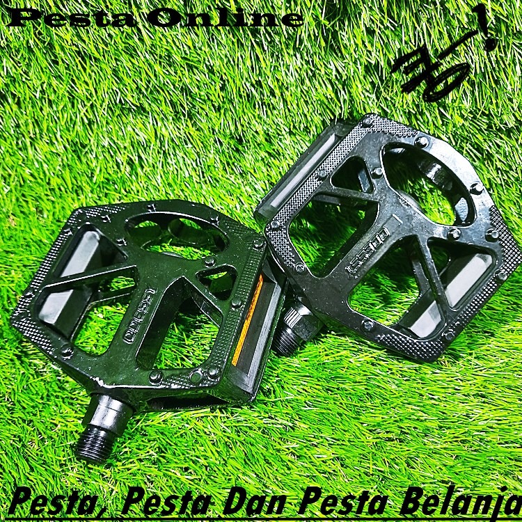 Pedal Sepeda Mtb Merk Odessy Ass Besar Hitam Pedal Alloy Universal